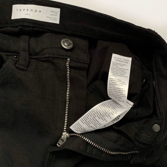 TOPSHOP Jamie Ankle Grazer High Waist Skinny Jeans - Picture 5 of 7